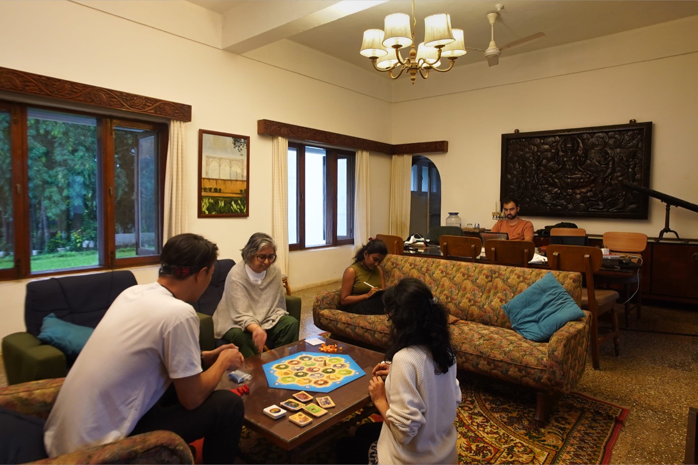 Interior spaces at Jungli